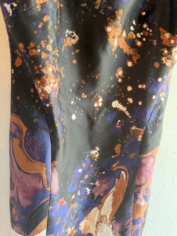 Karen Millen Printed Shift Dress – UK 10 – Elegant Occasion Dress